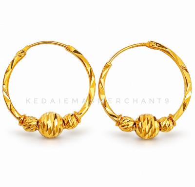 Merchant9 Subang Ring Boba Triple DIA:1.9CM