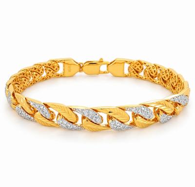 Merchant9 Rantai Tangan Leaf Diamond Cut 2C L:0.7CM