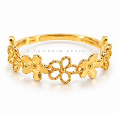 Merchant9 Cincin Emas Bunga Dimensi L:0.5CM