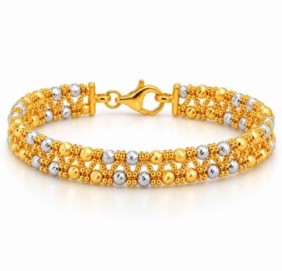 Merchant9 Gelang Oval Boba Italian Weave 2 Layer 2C L:0.7CM