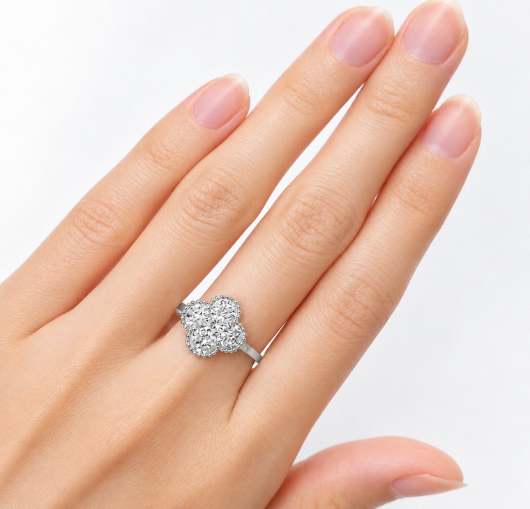 Merchant9 Cincin Emas VC Leona Full Chrome L:1.2CM