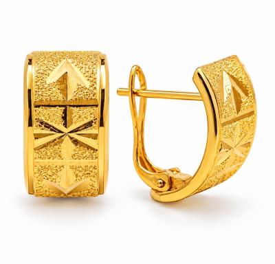 Merchant9 Subang Klip Star Leaf Pasir L:0.7CM