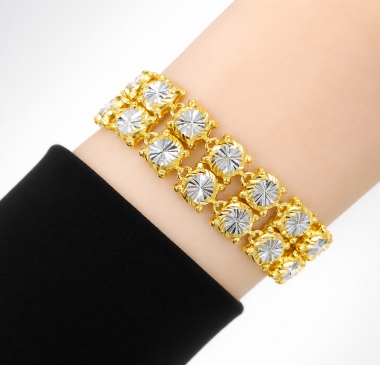 Merchant9 Rantai Tangan LOUISE Diamond Cut L:1.35CM