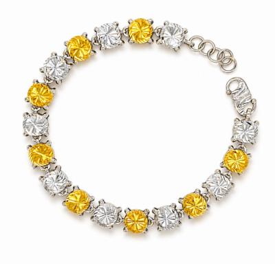 Merchant9 Rantai Tangan LOUISE Diamond Cut Chrome L:0.7CM