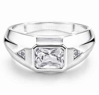 Merchant9 Cincin Perak Batu Putih (Matte)