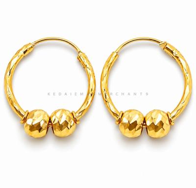 Merchant9 Subang Ring Boba Double Dia:1.1CM