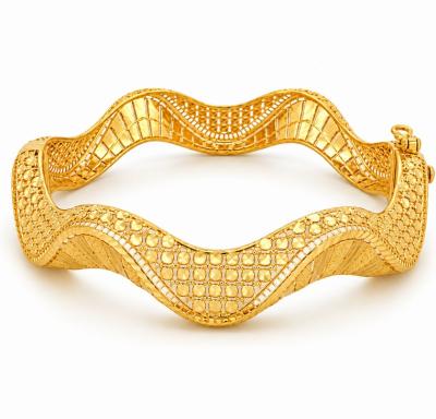Merchant9 Gelang Wave Kerawang Net Pasir L:1CM