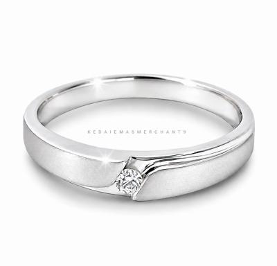 Merchant9 Cincin Perak Batu Putih JG051WS