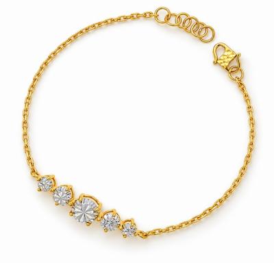 Merchant9 Rantai Tangan Choker Louise Sauh Diamond Cut 2C L:0.6CM