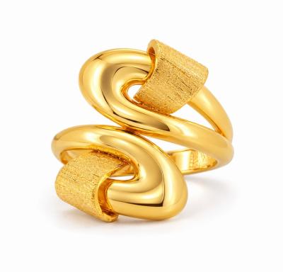 Merchant9 Cincin Emas LUMERA Silang Matte L:2.1CM