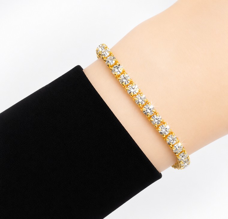 Merchant9 Rantai Tangan LOUISE Infinity Diamond Cut 2C L:0.4CM