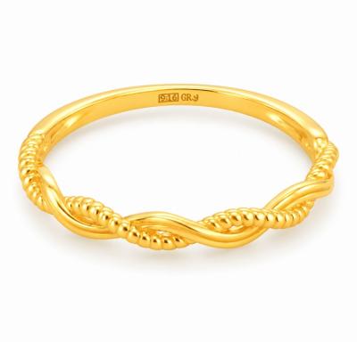 Merchant9 Cincin Emas Infinity Minimalist L:0.2CM