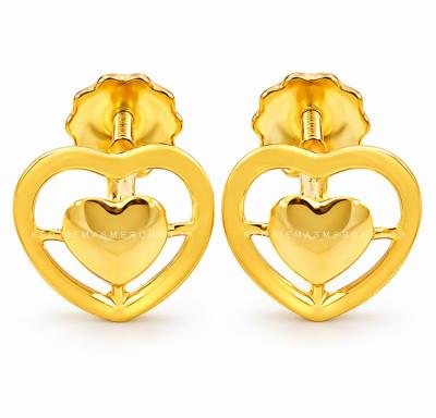 Merchant9 Subang Love Double Matte L:0.7CM