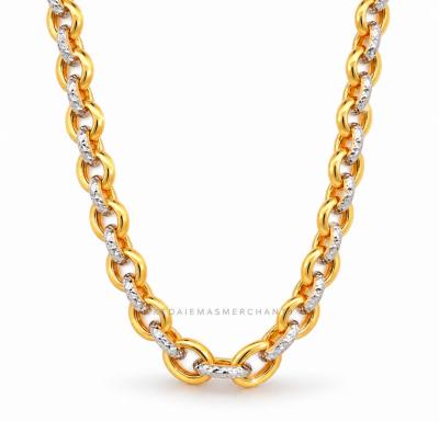 Merchant9 Rantai Leher Sauh Oval Dimensi 2C L:0.7CM
