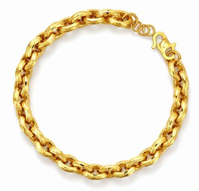 Merchant9 Rantai Tangan Sauh Oval Stripe L:0.65CM