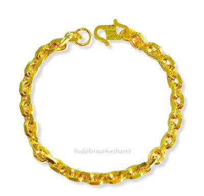 Merchant9 Rantai Tangan Sauh Polish L:0.45CM