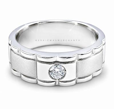 Merchant9 Cincin Perak Batu Putih JG061WS