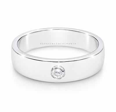 Merchant9 Cincin Perak Batu Putih JG059WS