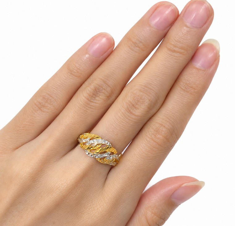 Merchant9 Cincin Emas Gajah Oval Dimensi 2C L:0.95CM