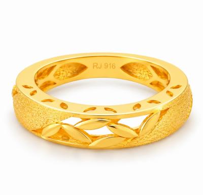 Merchant9 Cincin Emas Leaf Matte L:0.5CM