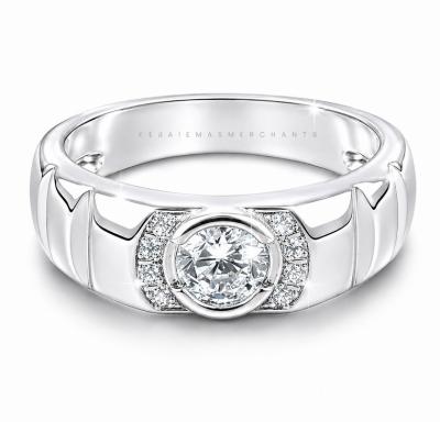 Merchant9 Cincin Perak Batu Putih