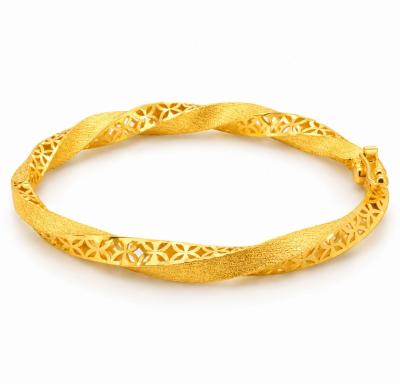 Merchant9 Gelang Oval Twist Kerawang Matte L:0.5CM
