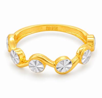 Merchant9 Cincin Emas LOUISE Wave 2C L:0.45CM