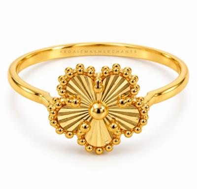 Merchant9 Cincin Emas Sakura Flower L:0.9CM