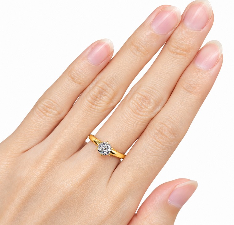 Merchant9 Cincin Fesyen Diamond Cut Ice L:0.6CM