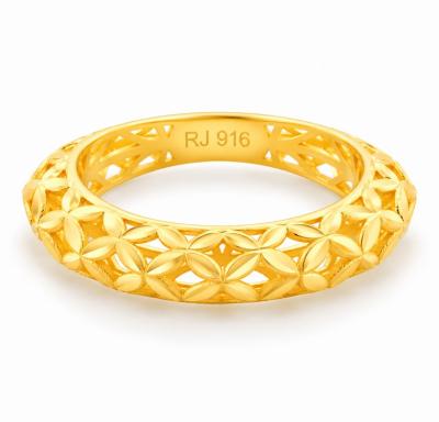 Merchant9 Cincin Emas Leaf Kerawang L:0.45CM