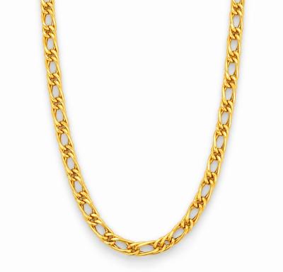 Merchant9 Rantai Leher Sauh Oval Double L:0.4CM