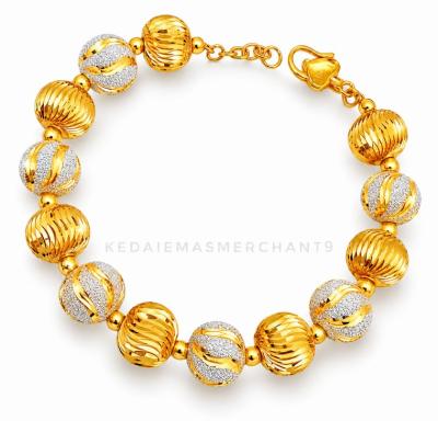 Merchant9 Rantai Tangan Bola Marble Chrome L: 1CM
