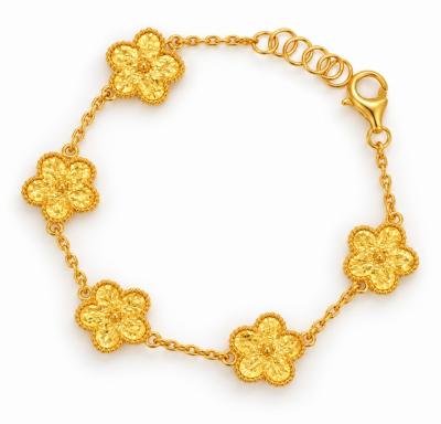 Merchant9 Rantai Tangan Sauh Sakura Flower Leona L:1.2CM