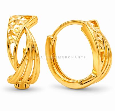 Merchant9 Subang Wave Dimensi Polish DIA:1CM