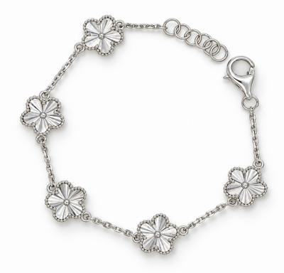 Merchant9 Rantai Tangan Sakura Flower 5 Chrome L:1CM