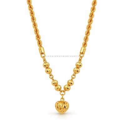 Merchant9 Rantai Leher Choker Pintal Candy Dimensi Love L:0.3CM
