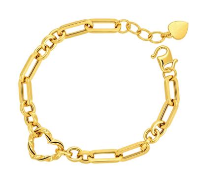 Merchant9 Rantai Tangan Paperclip Oval Choker Love Twist L:1.2CM