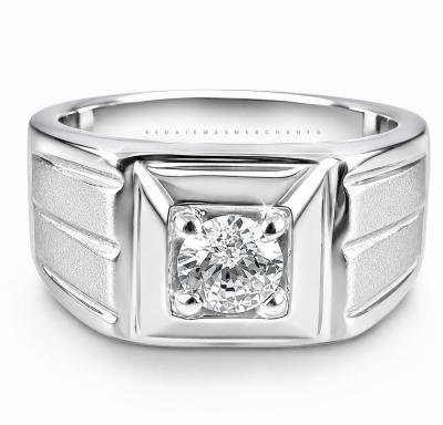 Merchant9 Cincin Perak Batu Putih Pawana (Matte)