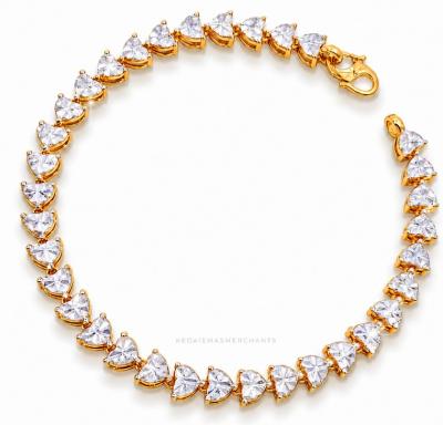 Merchant9 Rantai Tangan LOUISE Love Diamond Cut 2C L:0.5CM