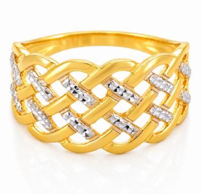 Merchant9 Cincin Emas Silang Dimensi 2C L:1.1CM