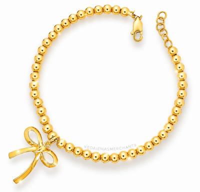 Merchant9 Rantai Tangan Pearl Ribbon L:0.4CM