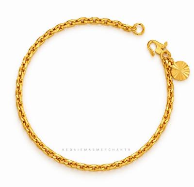 Merchant9 Rantai Tangan Sauh Polish L:0.25CM