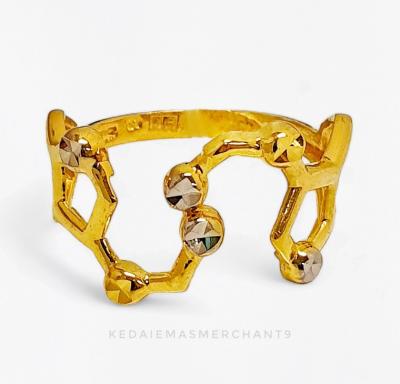 Merchant9 Cincin Emas Zodiac