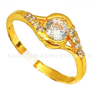 Merchant9 Cincin Emas Permata 916 6157