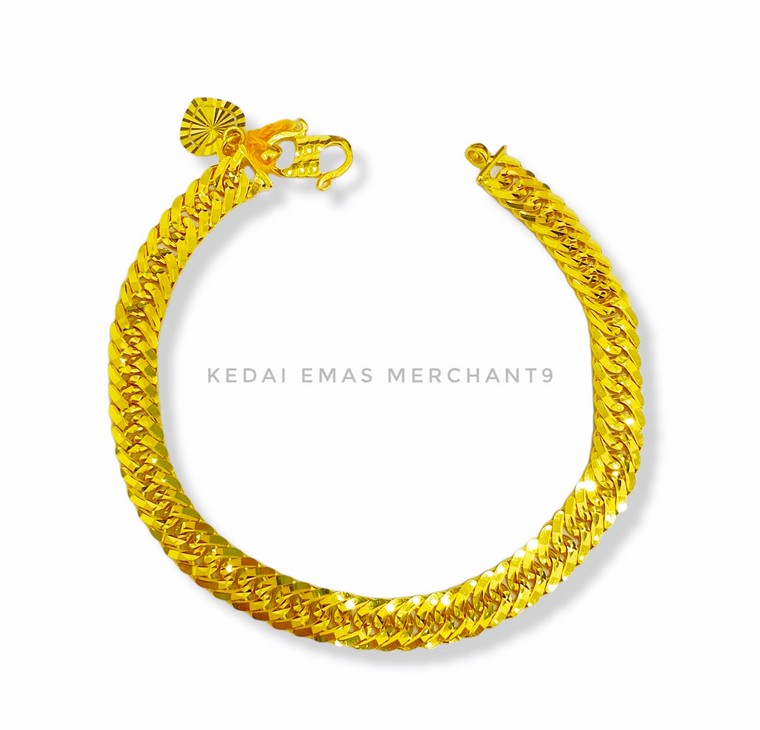 Merchant9 Rantai Tangan Kait 2 Padu L:0.6CM