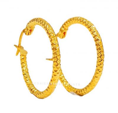 Merchant9 Subang Ring Dimensoes Dia:1.9CM