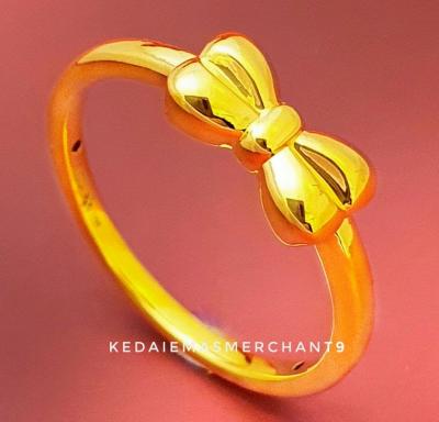Merchant9 Cincin Emas LUNA 999 Ribbon