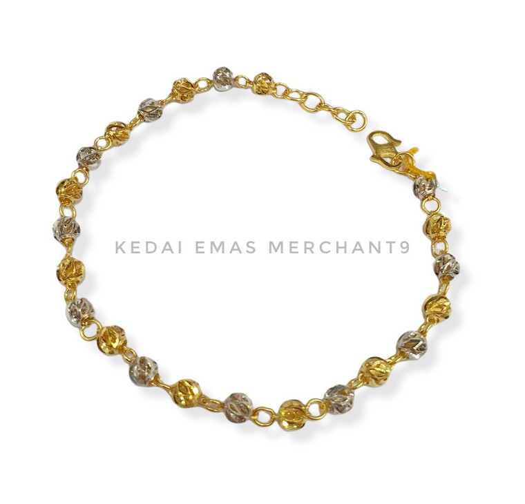 Merchant9 Rantai Tangan Candy Kerawang 2C L:0.5CM