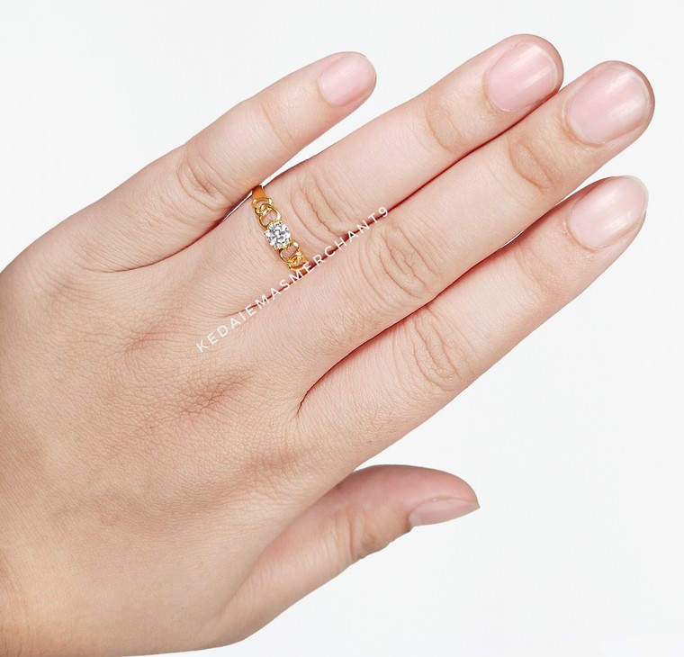 Merchant9 Cincin Emas Permata CERA S9040