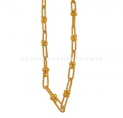 Merchant9 Rantai Leher Hardware Twist L:0.6CM
